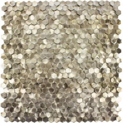 Aluminium Metall Mosaik Fliesen McAllen Gold -Mosafil Shop aluminium metall mosaik fliesen mcallen gold 5 43
