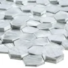 Aluminium Metall Mosaik Fliesen McAllen Silber -Mosafil Shop aluminium metall mosaik fliesen mcallen silber 1 78
