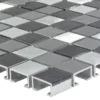 Aluminium Metall Mosaik Fliesen Montezuma Grau Silber Mix 1 Aluminium Metall Mosaik Fliesen Montezuma Grau Silber Mix -Mosafil Shop aluminium metall mosaik fliesen montezuma grau silber mix 1 88