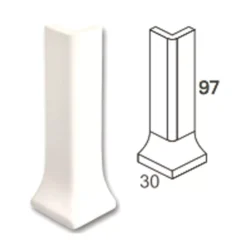 Aussenecke Adventure Hellgrau Matt 3x10cm