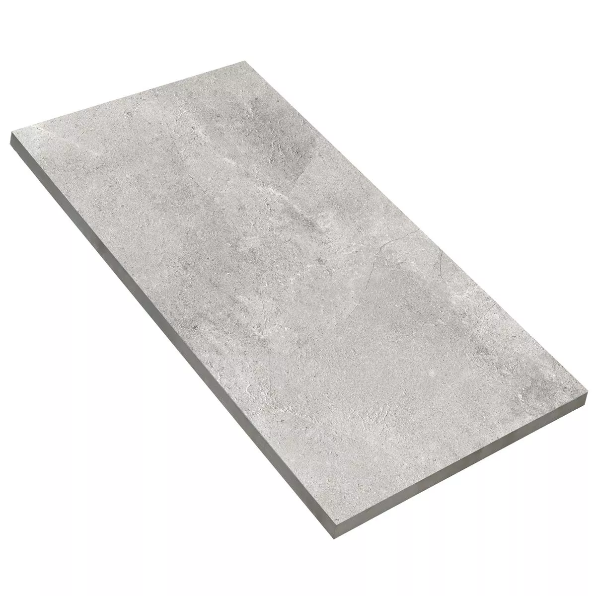 Bodenfliese Bangui Steinoptik 60x120cm Silber 4 Bodenfliese Bangui Steinoptik 60x120cm Silber – Bild 2