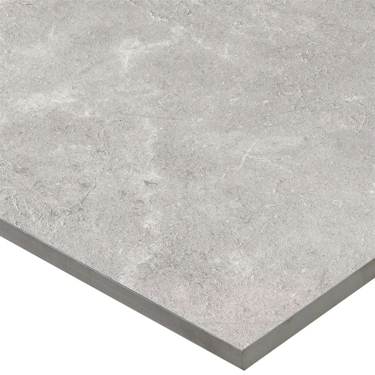 Bodenfliese Bangui Steinoptik 60x60cm Silber 4 Bodenfliese Bangui Steinoptik 60x60cm Silber – Bild 2