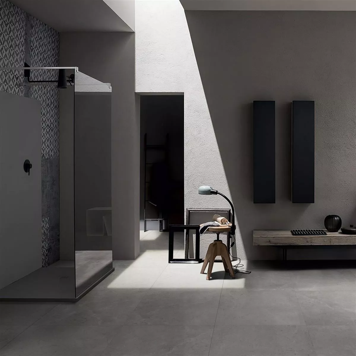 Bodenfliese Bangui Steinoptik 60x60cm Silber 7 Bodenfliese Bangui Steinoptik 60x60cm Silber – Bild 5