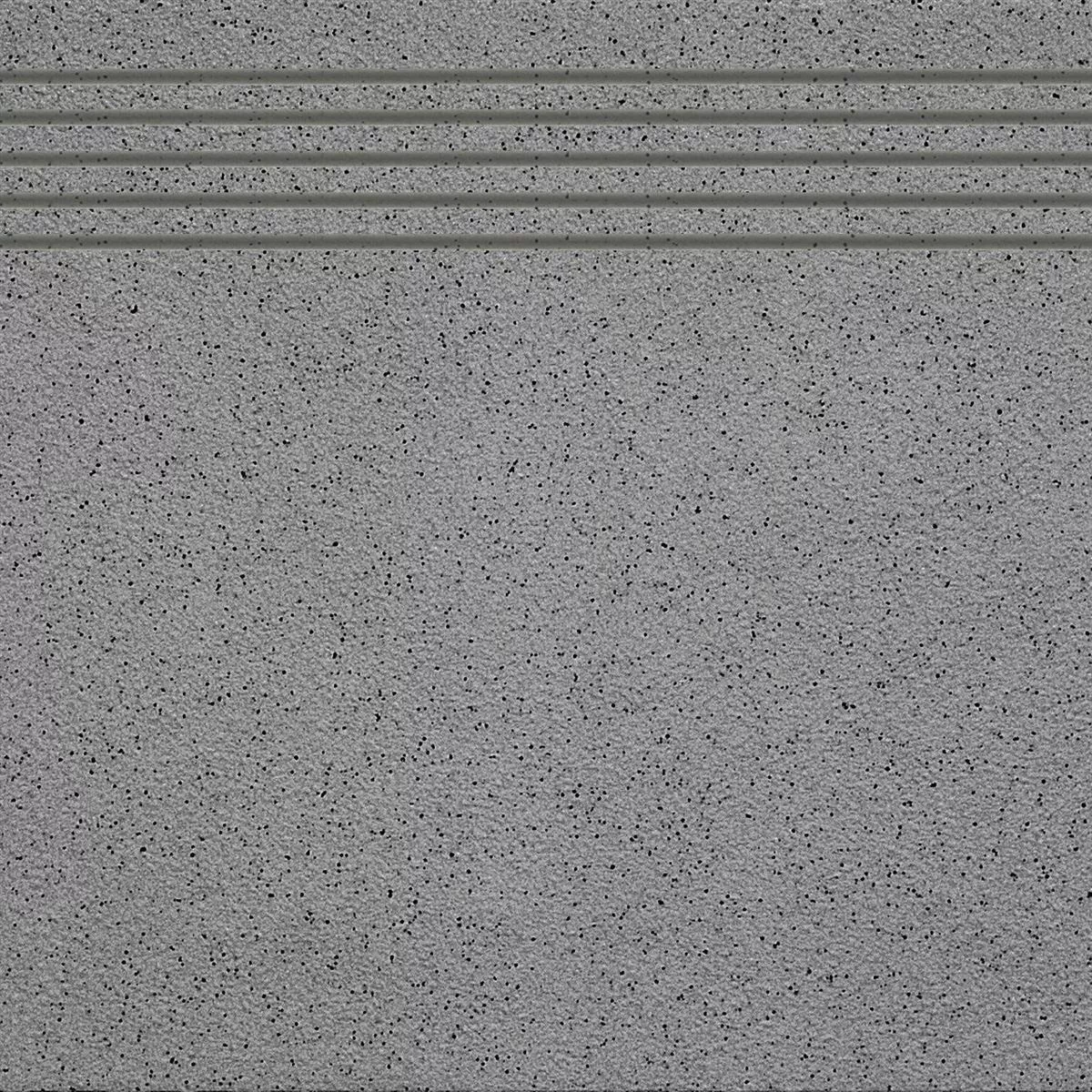 Bodenfliese Feinkorn Rillenstufe Anthrazit 30x30cm 3 Bodenfliese Feinkorn Rillenstufe Anthrazit 30x30cm