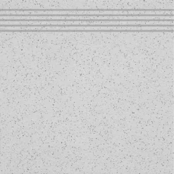 Bodenfliese Feinkorn Rillenstufe Grau 30x30cm