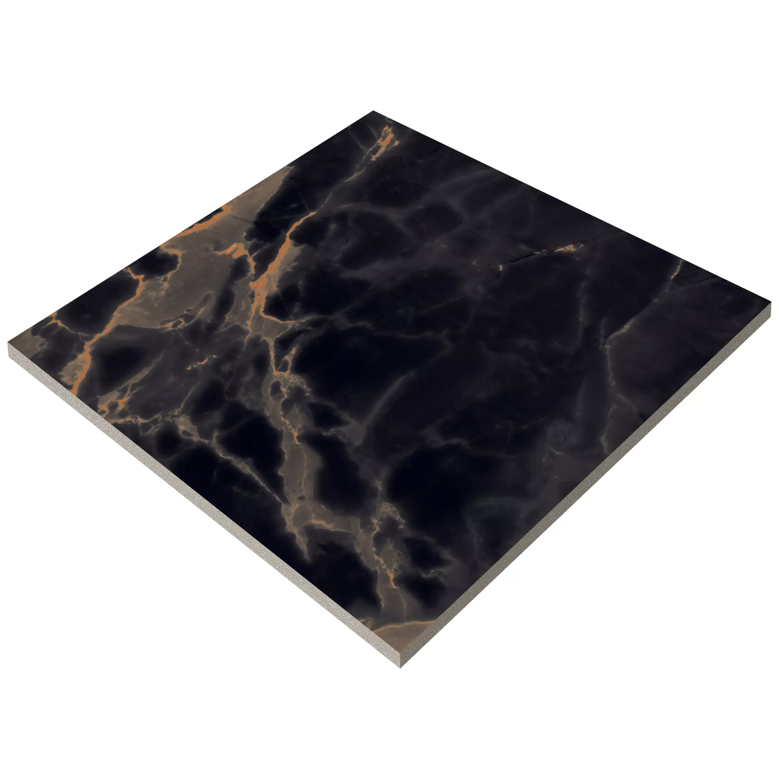 Bodenfliese Livingstone Schwarz Gold Poliert 80x80cm 4 Bodenfliese Livingstone Schwarz Gold Poliert 80x80cm – Bild 2