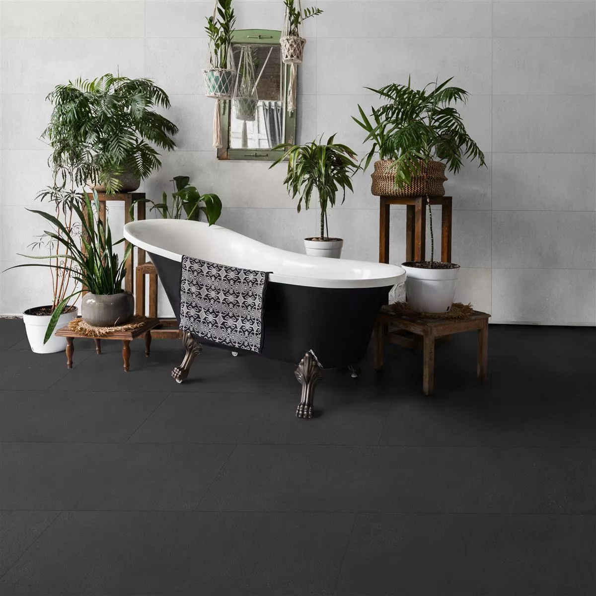 Bodenfliese Malibu Betonoptik Anthrazit 60x120cm 7 Bodenfliese Malibu Betonoptik Anthrazit 60x120cm – Bild 5