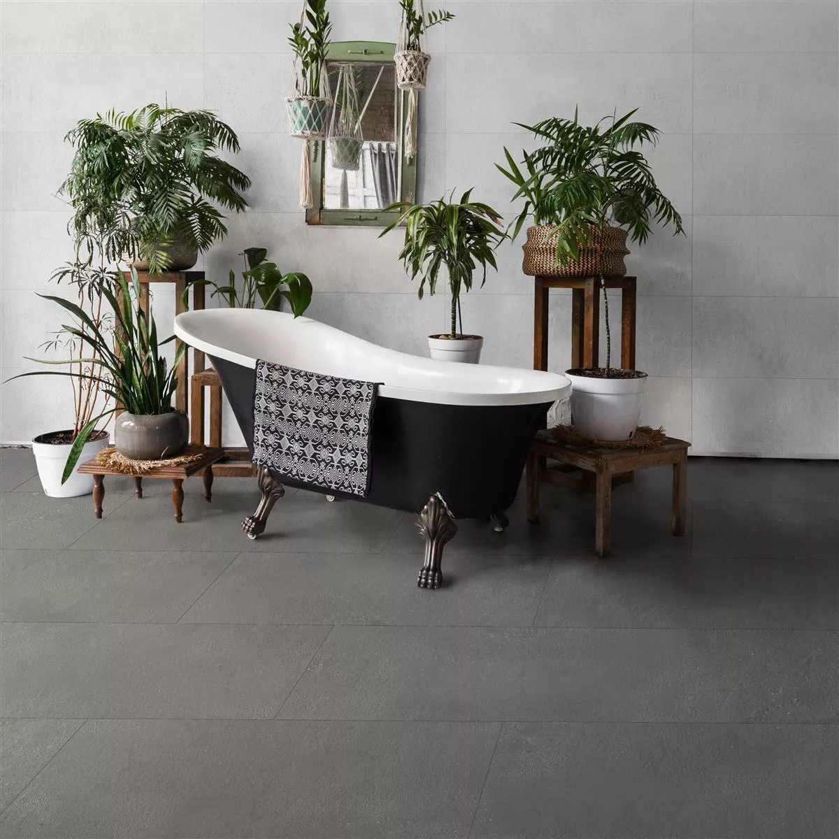 Bodenfliese Malibu Betonoptik Grau 60x120cm 7 Bodenfliese Malibu Betonoptik Grau 60x120cm – Bild 5