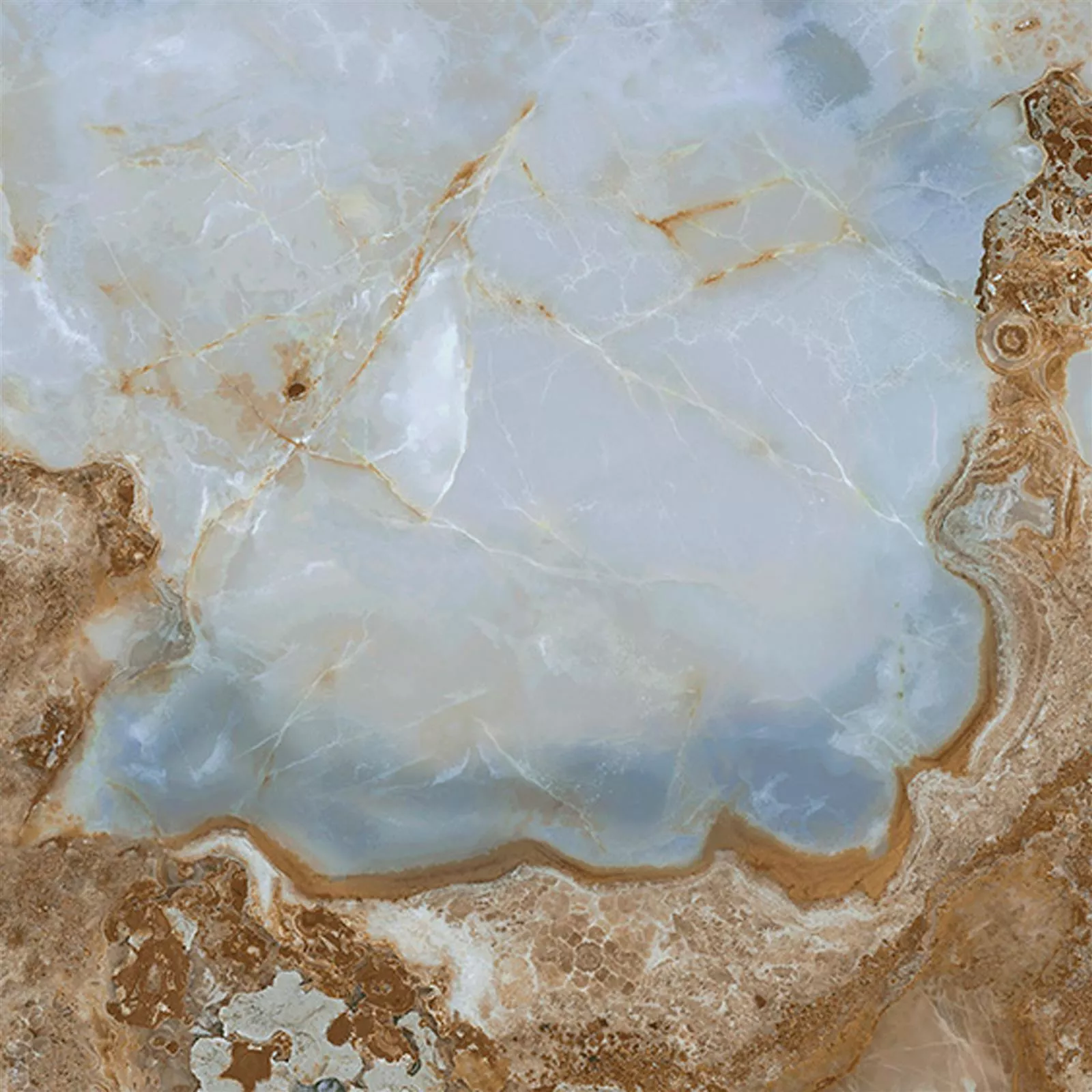 Bodenfliese Naftalin Poliert Braun Blau 120x120cm 3 Bodenfliese Naftalin Poliert Braun Blau 120x120cm