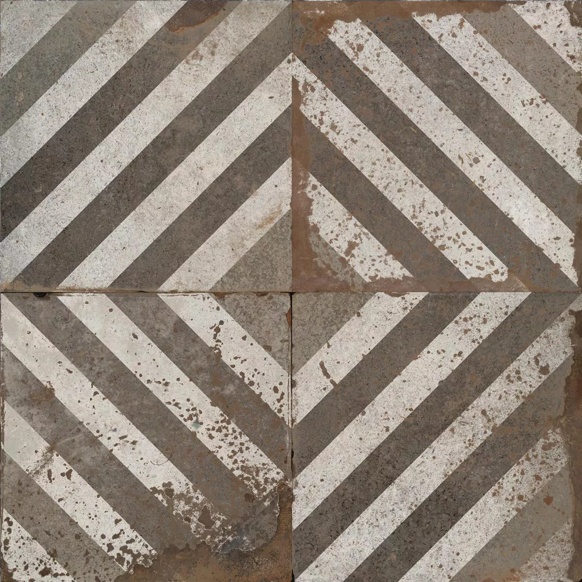 Bodenfliese Zementoptik Maryland Dekor Bronze Braun 3 Bodenfliese Zementoptik Maryland Dekor Bronze Braun