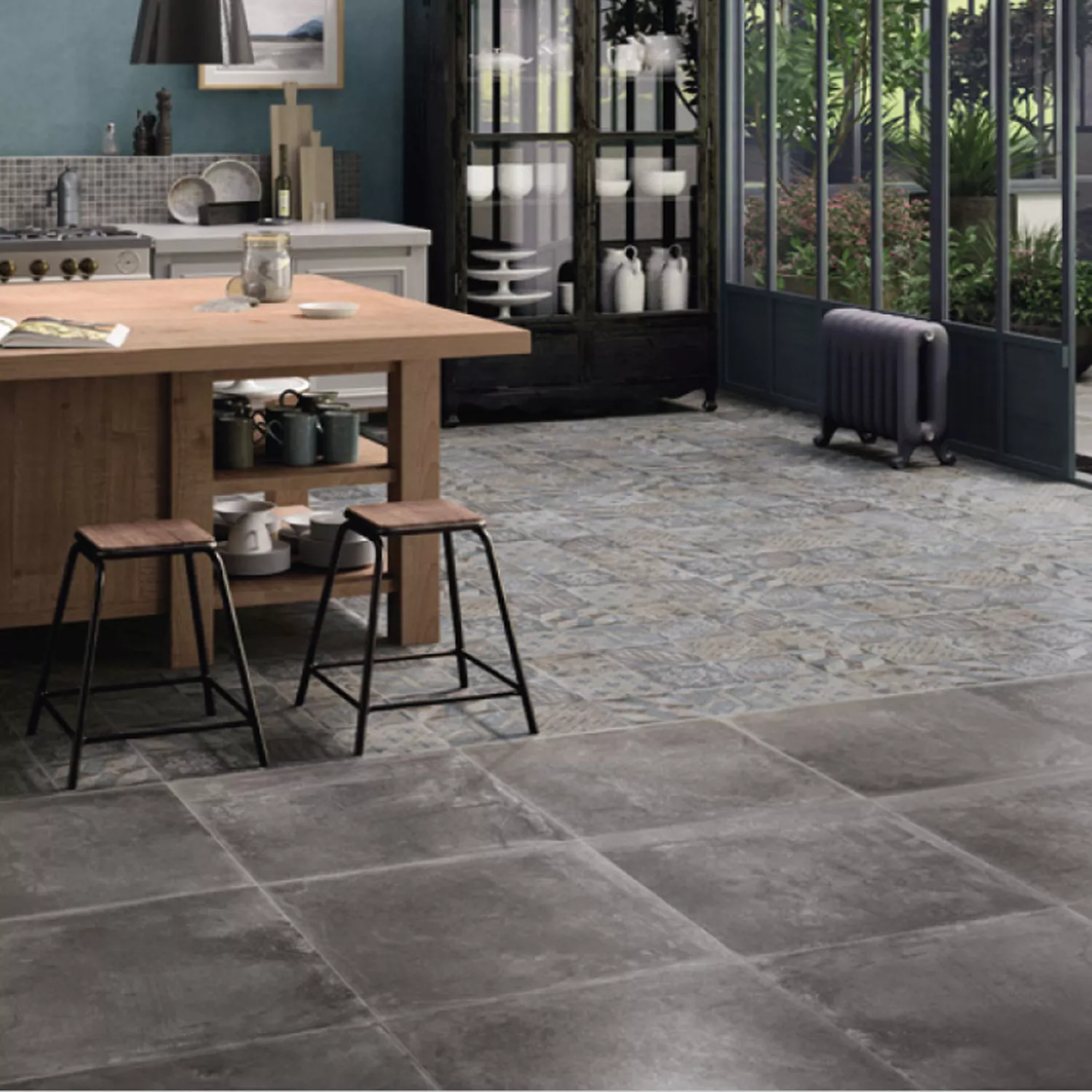 Bodenfliesen Casablanca Grau 60x60cm 6 Bodenfliesen Casablanca Grau 60x60cm – Bild 4