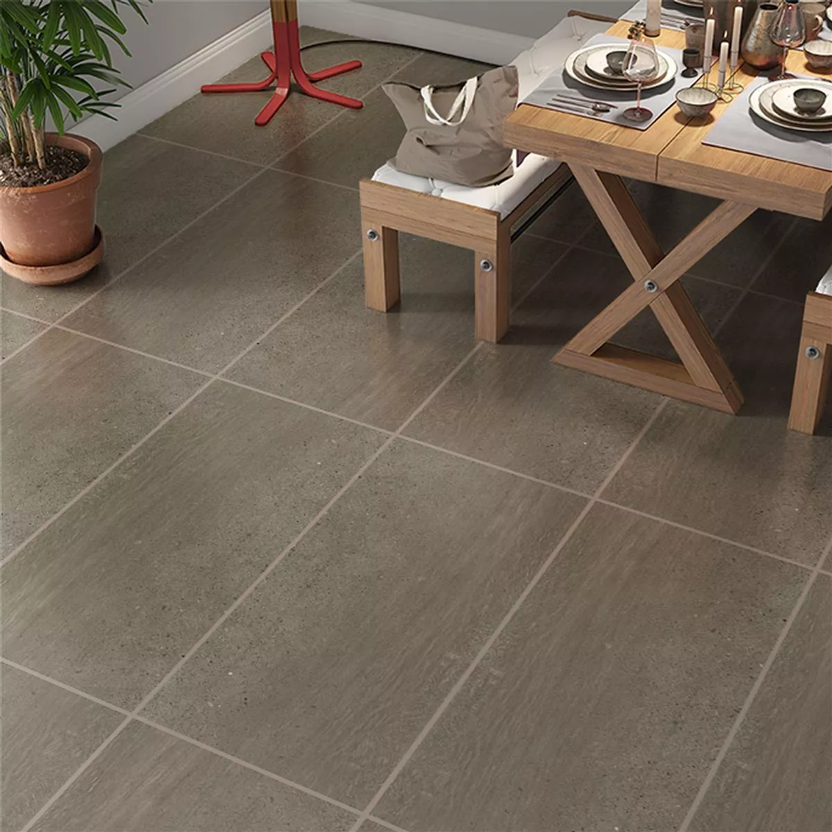 Bodenfliesen Darazo Holzoptik 30x60cm Braun 7 Bodenfliesen Darazo Holzoptik 30x60cm Braun – Bild 5