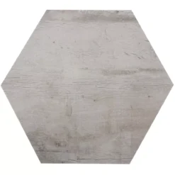 Bodenfliesen Lonicera Holzoptik Hexagon Grau 52x60cm