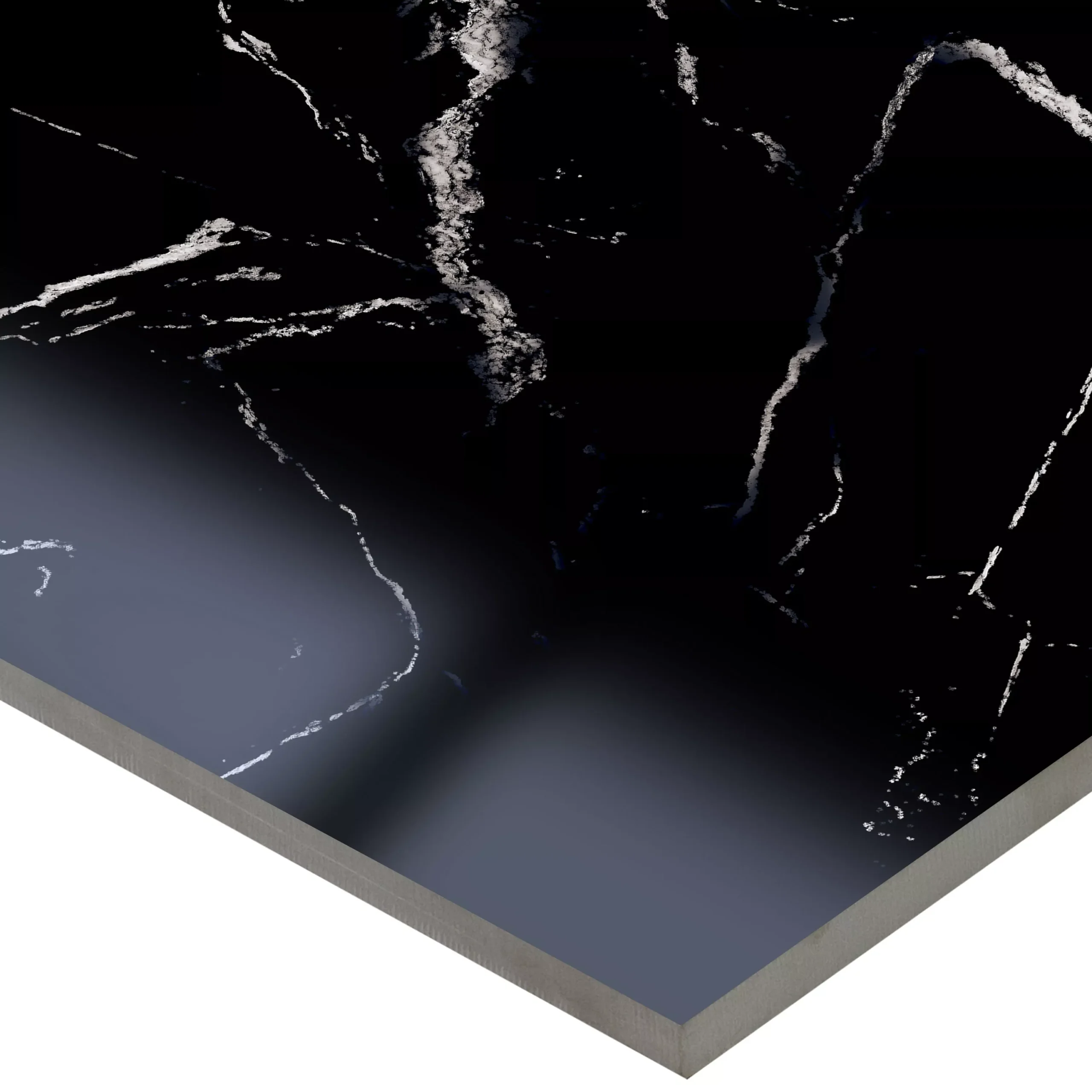Bodenfliesen Louisburg Statuario Poliert Schwarz 60x120cm 5 Bodenfliesen Louisburg Statuario Poliert Schwarz 60x120cm – Bild 3