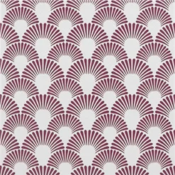 Bodenfliesen Zementoptik Wildflower Rosa Dekor 18,5x18,5cm