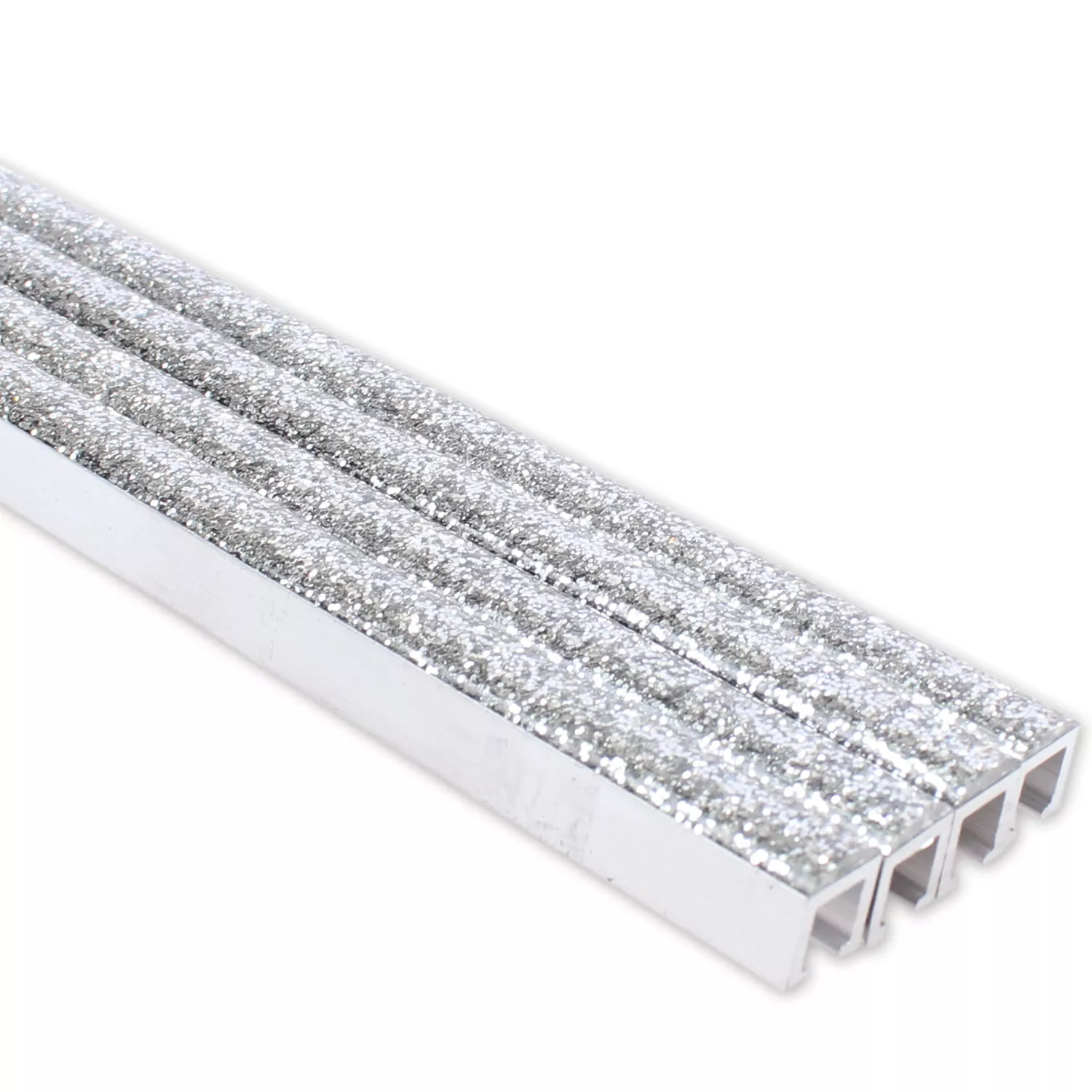 Bordüre Misrata Silber Glitzer 4er Pack 3 Bordüre Misrata Silber Glitzer 4er Pack