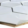 Edelstahl Mosaikfliesen Durango Hexagon 3D Silber 2 Edelstahl Mosaikfliesen Durango Hexagon 3D Silber -Mosafil Shop edelstahl mosaikfliesen durango hexagon 3d silber 1 49