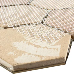 Edelstahl Mosaikfliesen Durango Hexagon 3D Silber 12 Edelstahl Mosaikfliesen Durango Hexagon 3D Silber -Mosafil Shop edelstahl mosaikfliesen durango hexagon 3d silber 5 54