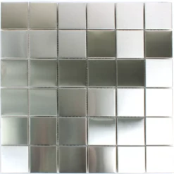 Edelstahl Mosaikfliesen Glänzend Quadrat 48 7 Edelstahl Mosaikfliesen Glänzend Quadrat 48 -Mosafil Shop edelstahl mosaikfliesen glaenzend quadrat 48 3 23