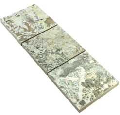 Feinsteinzeug Fliesen Bordüre Pelican Hellbunt 95x95mm