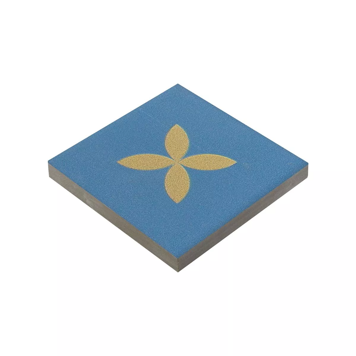 Feinsteinzeug Fliesen Genexia Decor Ocker Einleger 4,6x4,6cm 3 Feinsteinzeug Fliesen Genexia Decor Ocker Einleger 4,6x4,6cm