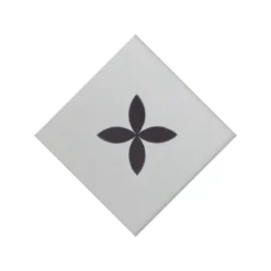 Feinsteinzeug Fliesen Genexia Schwarz Weiß Decor 4 Einleger 4,6x4,6cm -Mosafil Shop feinsteinzeug fliesen genexia schwarz weiss decor 4 einleger 4 6x4 6cm 3 70