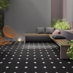 Feinsteinzeug Fliesen Genexia Uni Schwarz Octagon 20x20cm -Mosafil Shop feinsteinzeug fliesen genexia uni schwarz octagon 20x20cm 5 93