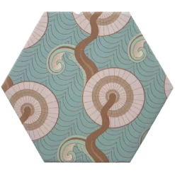 Feinsteinzeug Fliesen Modena Hexagon Decor 2