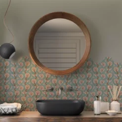 Feinsteinzeug Fliesen Modena Hexagon Decor 2 -Mosafil Shop feinsteinzeug fliesen modena hexagon decor 2 4 52