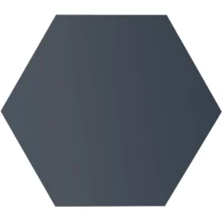 Feinsteinzeug Fliesen Modena Hexagon Uni Dunkelblau
