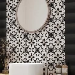 Feinsteinzeug Fliesen Ornamenti Grundfliese Schwarz 13 Feinsteinzeug Fliesen Ornamenti Grundfliese Schwarz -Mosafil Shop feinsteinzeug fliesen ornamenti grundfliese schwarz 06 png c831