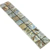 Feinsteinzeug Fliesenbordüre Jordan Bunt 25x25mm -Mosafil Shop feinsteinzeug fliesenborduere jordan bunt 25x25mm 1 6