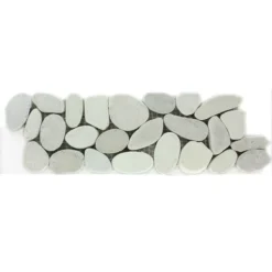 Flusskiesel Bordüre 10x30cm Creme Pebble 7 Flusskiesel Bordüre 10x30cm Creme Pebble -Mosafil Shop flusskiesel borduere 10x30cm creme pebble 3 99