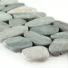 Flusskiesel Bordüre 10x30cm Hellgrau Pebbles 1 Flusskiesel Bordüre 10x30cm Hellgrau Pebbles -Mosafil Shop flusskiesel borduere 10x30cm hellgrau pebbles 1 69