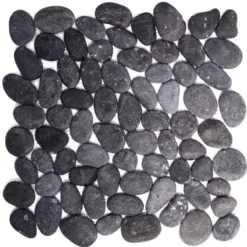 Flusskiesel Mosaik Fliesen Flach Doha