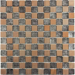 Glas Aluminium Mosaik Fliesen Eldorien Kupfer-Grau 12 Glas Aluminium Mosaik Fliesen Eldorien Kupfer-Grau -Mosafil Shop glas aluminium mosaik fliesen eldorien kupfer grau 4 1
