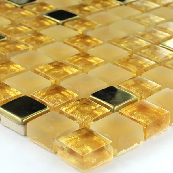 Glas Edelstahl Metall Mosaik Fliesen Gold 3 Glas Edelstahl Metall Mosaik Fliesen Gold