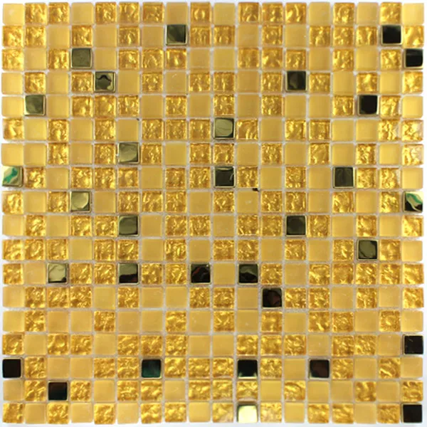 Glas Edelstahl Metall Mosaik Fliesen Gold 6 Glas Edelstahl Metall Mosaik Fliesen Gold – Bild 4