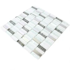 Glas Edelstahl Mosaikfliesen Admont Weiss Stick 8 Glas Edelstahl Mosaikfliesen Admont Weiss Stick -Mosafil Shop glas edelstahl mosaikfliesen admont weiss stick 3 58