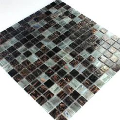 Glas Effekt Mosaik Fliese Gold Star Dunkelgrau 8 Glas Effekt Mosaik Fliese Gold Star Dunkelgrau -Mosafil Shop glas effekt mosaik fliese gold star dunkelgrau 3 49