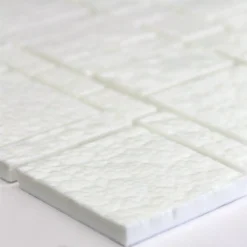 Glas Fliesen Trend Recycling Mosaik Liberty White