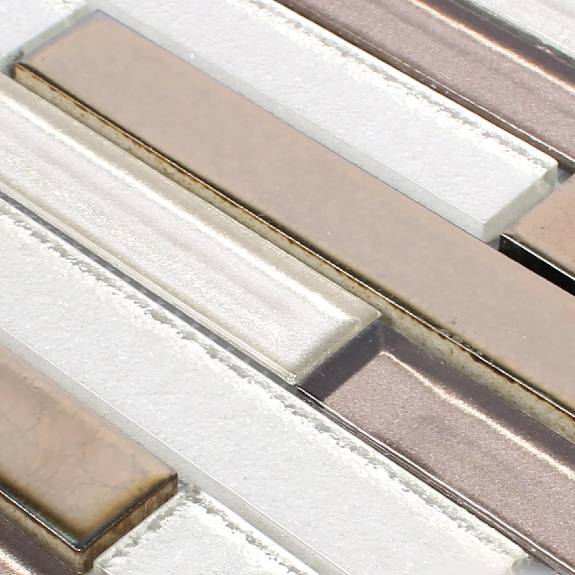 Glas Keramik Mosaikfliesen Permoser Kupfer Weiss 5 Glas Keramik Mosaikfliesen Permoser Kupfer Weiss – Bild 3
