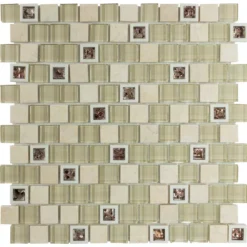 Glas Kunststoff Naturstein Mosaik Lunaquell Beige -Mosafil Shop glas kunststoff naturstein mosaik lunaquell beige 4 6