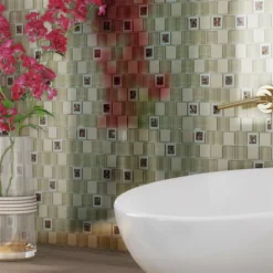 Glas Kunststoff Naturstein Mosaik Lunaquell Beige -Mosafil Shop glas kunststoff naturstein mosaik lunaquell beige 7 88