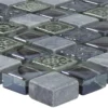 Glas Marmor Mosaikfliesen Champion Schwarz Grau Mix 2 Glas Marmor Mosaikfliesen Champion Schwarz Grau Mix -Mosafil Shop glas marmor mosaikfliesen champion schwarz grau mix 1 63