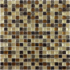Glas Marmor Mosaikfliesen Kingsburg Braun Mix -Mosafil Shop glas marmor mosaikfliesen kingsburg braun mix 4 94