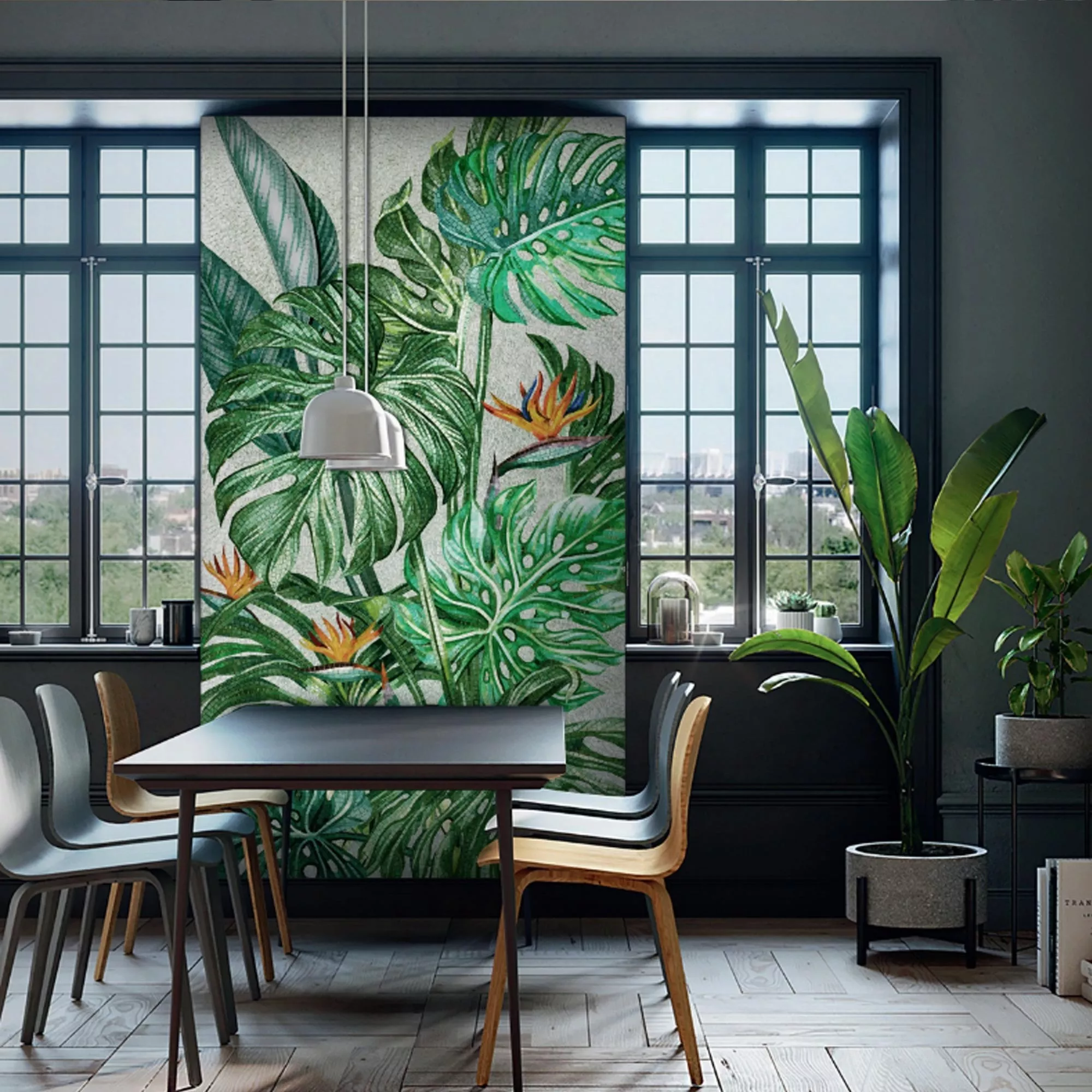 Glas Mosaik Bild Greenenergy 100x240cm 4 Glas Mosaik Bild Greenenergy 100x240cm – Bild 2