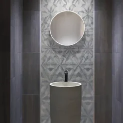 Glas Mosaik Bild Magicflower White 110x240cm -Mosafil Shop glas mosaik bild magicflower white 110x240cm 3 61