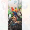 Glas Mosaik Bild Parrots 90x240cm -Mosafil Shop glas mosaik bild parrots 90x240cm 1 21