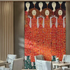 Alternative view of Glas Mosaik Bild Singers 100x240cm